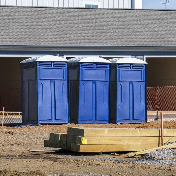 Heavy-duty construction site porta potty in Centralia, Washington